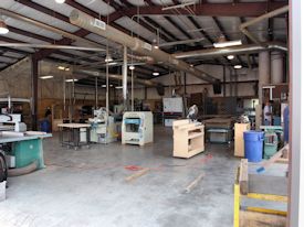 The woodworking machine shop