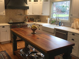 Photo Gallery of Reclaimed Longleaf Wood countertops
