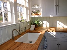 Photo Gallery of Reclaimed White Oak Wood countertops