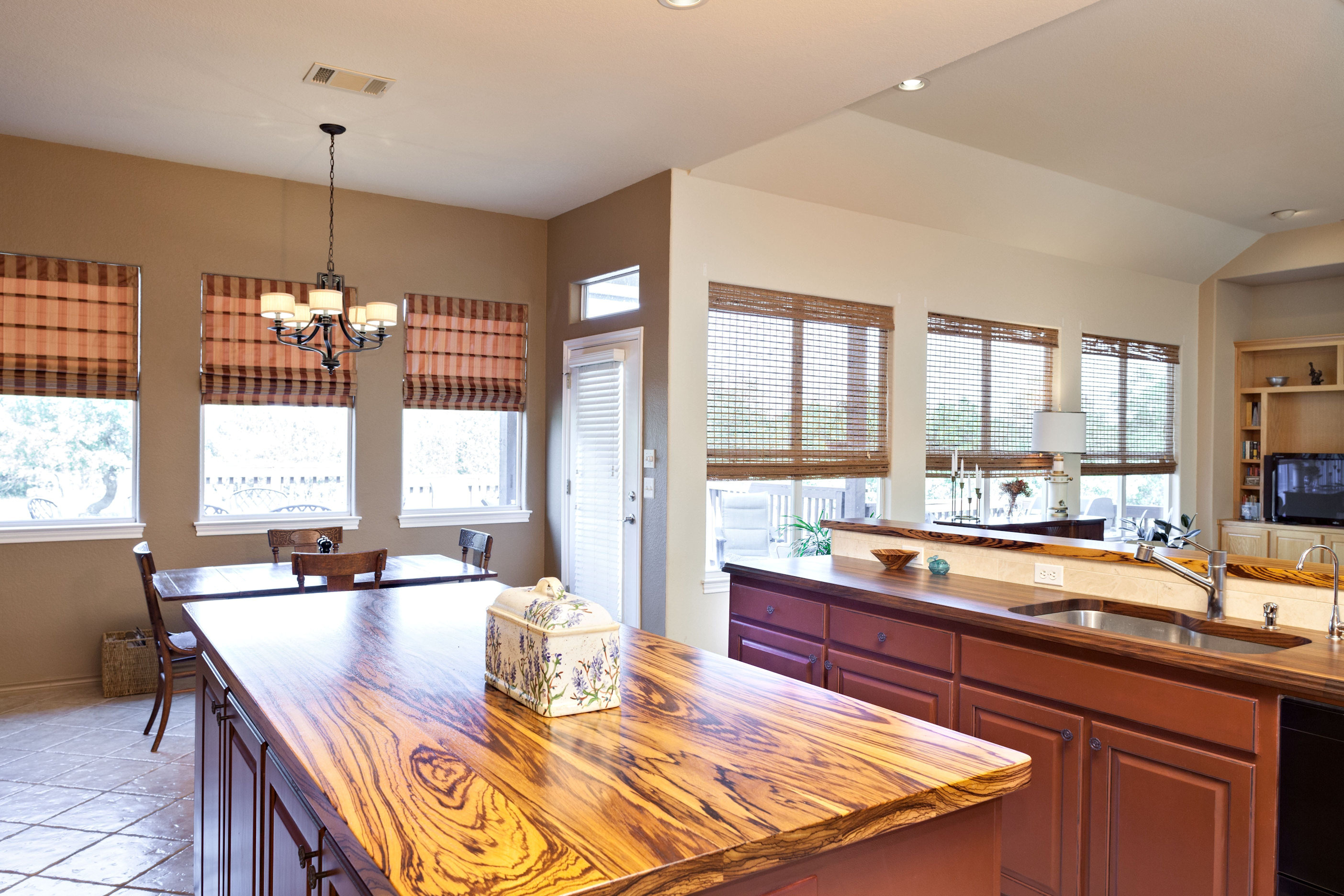 Zebrawood Wood Countertop Photo Gallery Devos Custom Woodworking