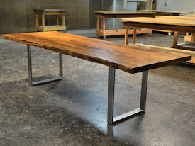 Photo Gallery of Custom Tables with Metal Bases