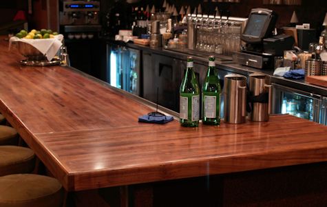 Wood bar tops for sale