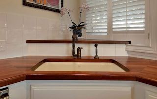 Joining wood countertops
