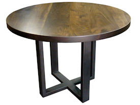 DeVos Custom Woodworking - Custom Wood Tables with Metal Bases